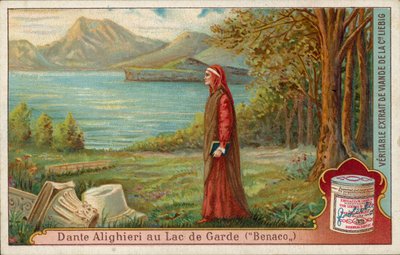 Dante u jezera Garda (chromolit) od European School