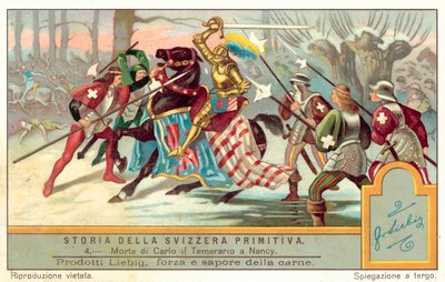 Smrt Karla Smělého v bitvě u Nancy, 1477 od European School