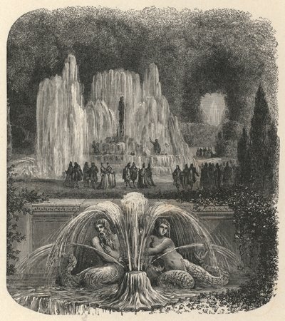 Waters of Versailles (rytina) od European School