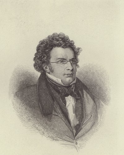 Franz Schubert (rytina) od European School