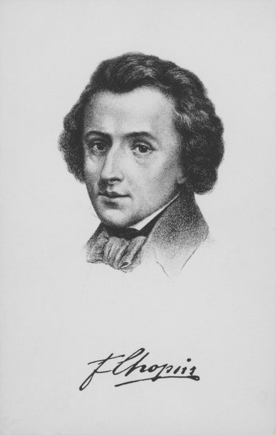 Frederic Chopin (litho) od European School