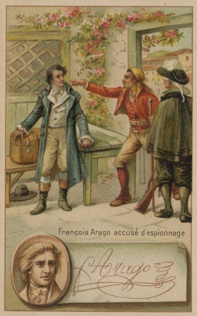 Francouzský vědec Francois Arago obviněn ze špionáže Španěly, Mallorca, 1808 od European School