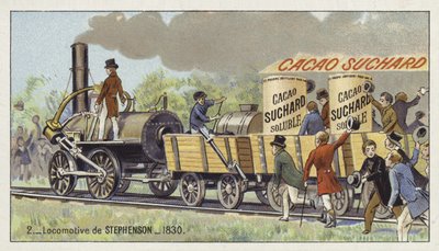 Lokomotiva Rocket George Stephensons, 1830 od European School
