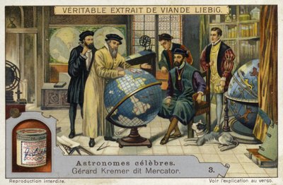 Gerardus Mercator , vlámský kartograf a matematik od European School