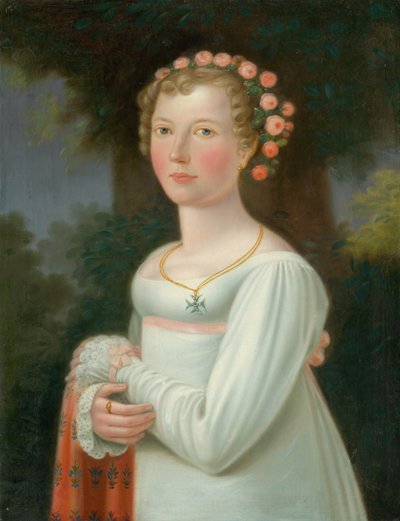 Dívka v bílých šatech, 1800-20 od European School