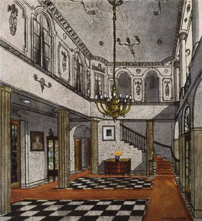 Hall (barevná lito) od European School