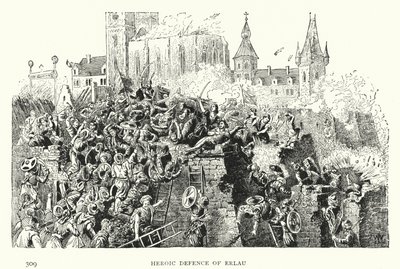 Heroic Defense of Erlau (rytina) od European School