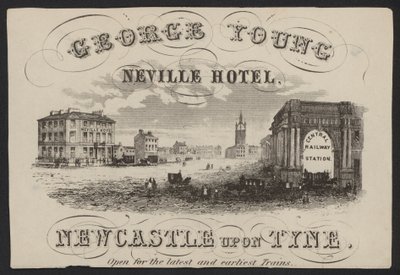 Hotel Trade Card (rytina) od European School