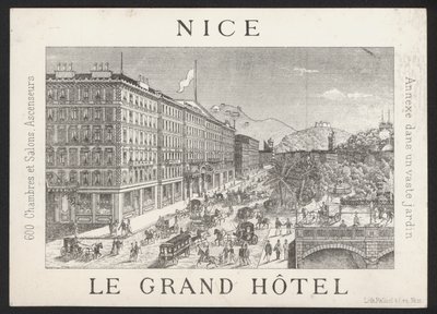 Hotel Trade Card (rytina) od European School
