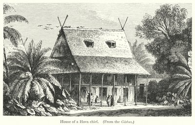 Dům náčelníka Hova (rytina) od European School