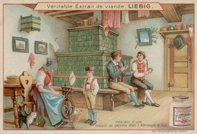 Uvnitř selského domu v jižním Německu od European School