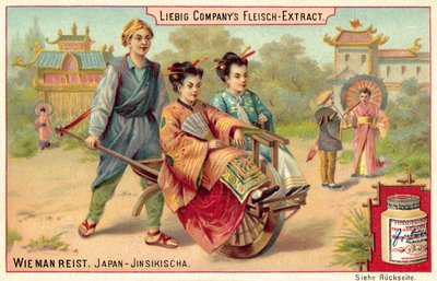 Japonská rikša (chromolitho) od European School