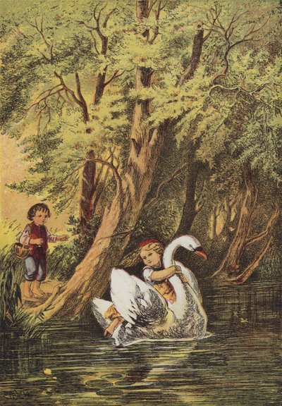 Jean Et Marguerite (barevná litografie) od European School