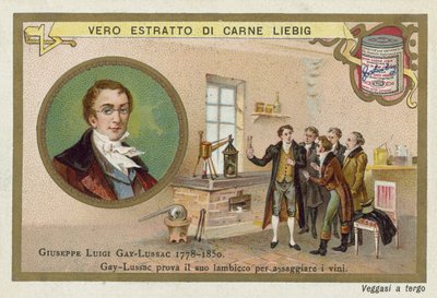 Joseph Louis Gay-Lussac , francouzský chemik a fyzik. od European School
