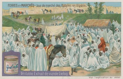 Kabyle Market Day v Alžírsku od European School