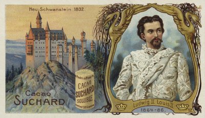 Bavorský král Ludvík II. a zámek Neuschwanstein od European School
