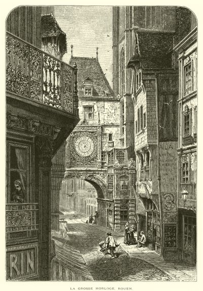 The Big Clock, Rouen (rytina) od European School
