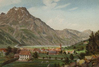 Lucernské jezero: Altdorf (barevné lito) od European School