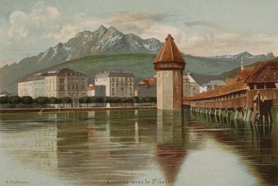 Lucernské jezero: (barevná litografie) od European School