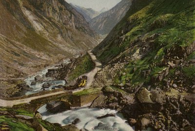 Lucernské jezero: Schollenen (barevné lito) od European School
