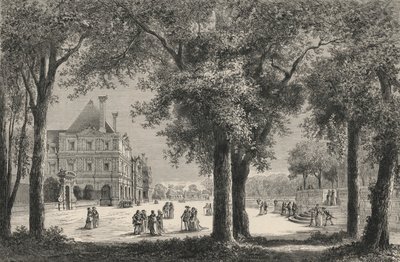 Le Luxembourg Au Temps De Marie De Medicis (rytina) od European School