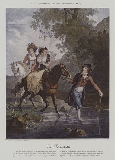 Le Ruisseau (Potok) (barevné lito) od European School