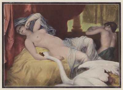 Leda, spartská princezna z řecké mytologie (barva litho) od European School