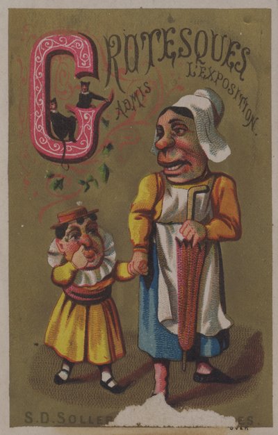 Písmeno G, Grotesques Admis L"Exposition od European School