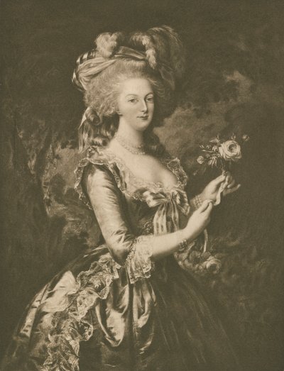 Marie Antoinetta (litho) od European School