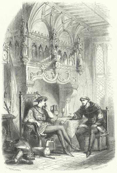 Setkání mezi vlámským státníkem Jacobem van Arteveldem a anglickým králem Edwardem III od European School