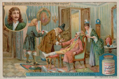 Moliere v Le Malade Imaginaire (Imaginární invalida) od European School