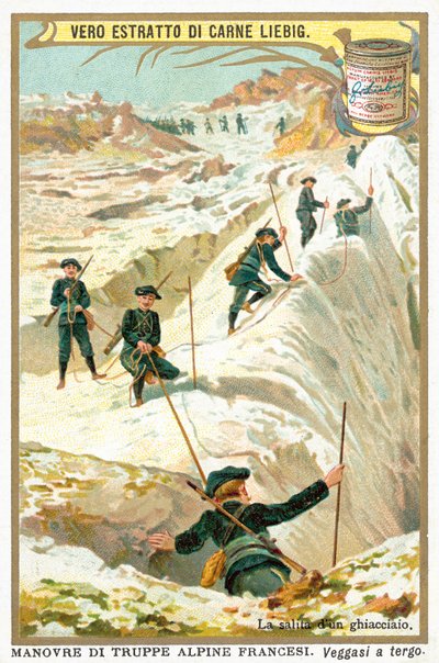 Na ledovci (chromolitho) od European School