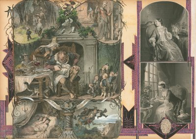 Stránka ze Sammelsuria, svazek III (tištěný materiál) od European School