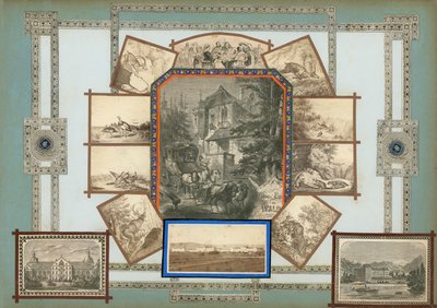 Stránka ze Sammelsurium, svazek IV (tištěný materiál) od European School