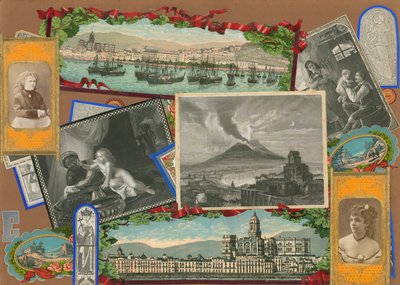 Stránka ze Sammelsurium, svazek IV (tištěný materiál) od European School