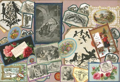 Stránka ze Sammelsurium, svazek VI (tištěný materiál) od European School