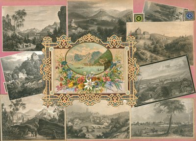 Stránka ze Sammelsurium, svazek XI (tištěný materiál) od European School