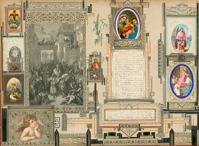 Stránka ze Sammelsurium, svazek XI (tištěný materiál) od European School