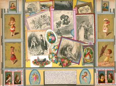 Stránka ze Sammelsurium, svazek XI (tištěný materiál) od European School