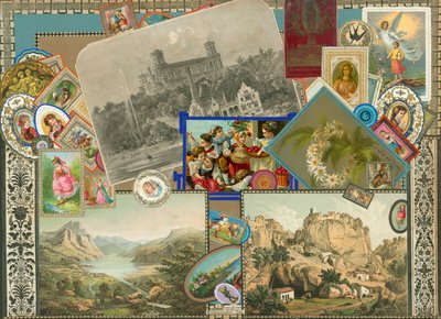 Stránka ze Sammelsurium, svazek XI (tištěný materiál) od European School