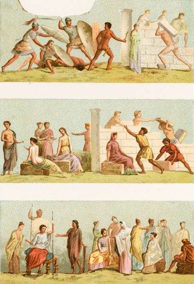 Obrazy z hrobky Statilius Taurus od European School