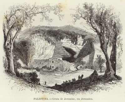 Palestina, Jeremiášova jeskyně, v Jeruzalémě od European School