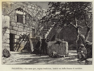 Palestina, Dům, který podle tradice žil v Jaffa Simon koželuh od European School
