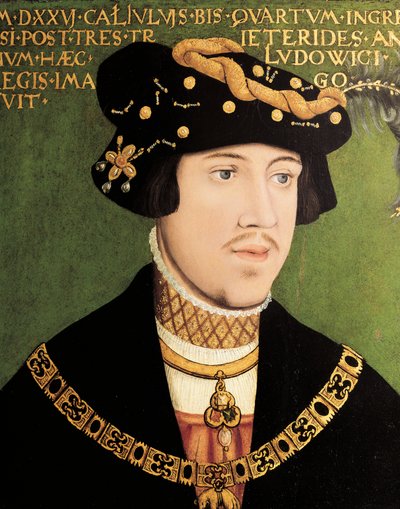 Portrét uherského krále Ludvíka II., krále uherského, českého a chorvatského (olej na panelu) od European School