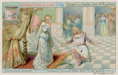 Robert přiznává své provinění princezně Isabelle od European School