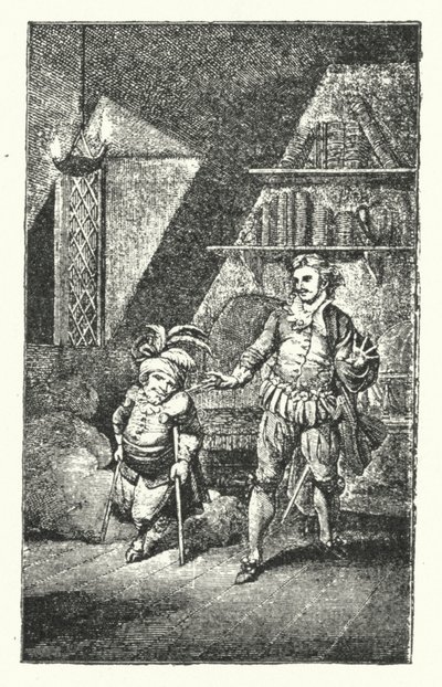Scéna z Der krumme Teufel (Klihající ďábel), první opery Josepha Haydna (rytina) od European School