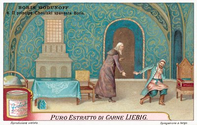 Scéna z opery Modesta Musorgského Boris Godunov (chromolitho) od European School