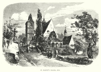 Kaple svatého Martina, Zug (rytina) od European School