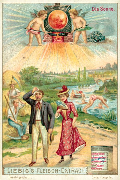 Slunečné počasí (chromolitho) od European School