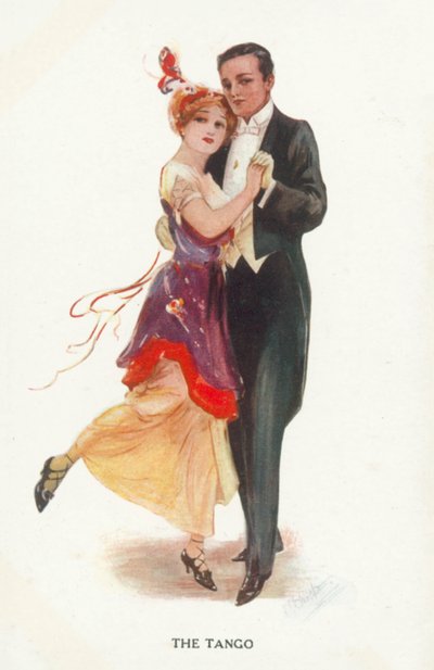 Tango (barevná litografie) od European School